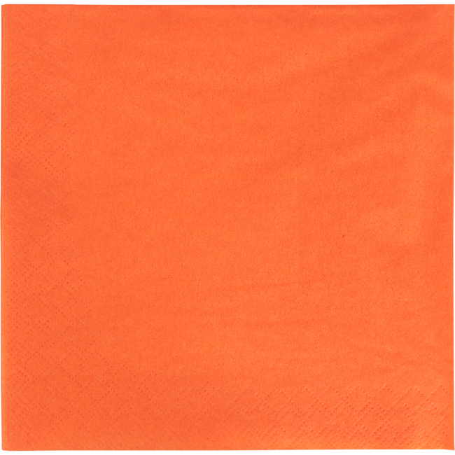 Klika -  Servet | 1/4 vouw | 2-laags | 33x33cm | cellulose | oranje | 1500 stuks