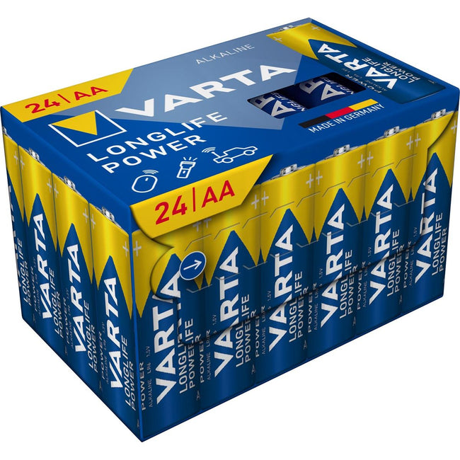 Varta -  batterij Longlife Power AA, pak van 24 stuks