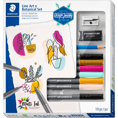 Staedtler -  Line Art x Botanical Set, set van 10 stuks