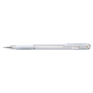 Pentel - Gelschreiber K118 Grip mittelweiß | 12 Stück