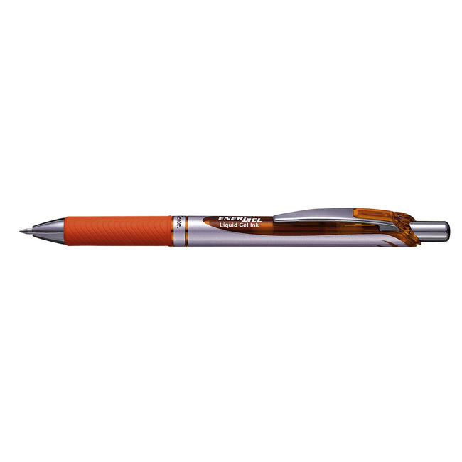 Pentel -  Gelschrijver  bl77 energel m oranje | 12 stuks
