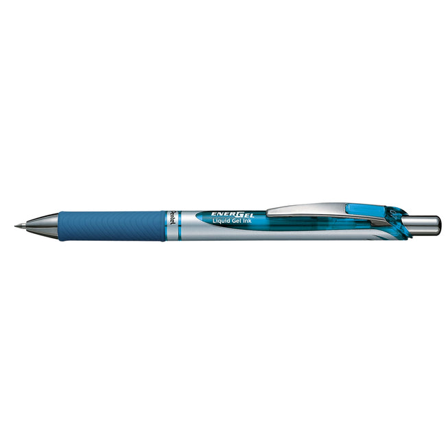 Pentel -  Gelschrijver  bl77 energel m lichtblauw | 12 stuks