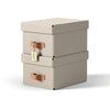 Leitz -  Puro opbergdoos, small, ft A5, 7 liter, beige, pak van 2 stuks
