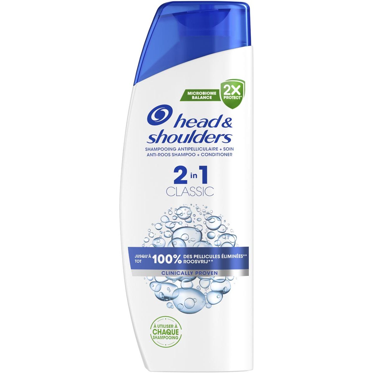 Head & Shoulders - Head Shoulders Shampoing Classique 2 en 1, flacon de 300 ml