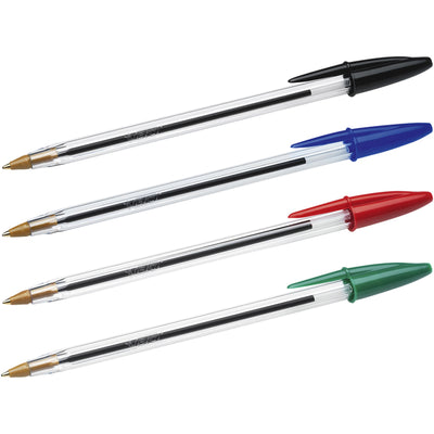 Bic - Stylo bille Cristal moyen rouge