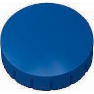 Maul - magneet Solid, 24 mm, trekkracht 600 gr, doos van 10 stuks, blauw