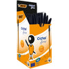 Bic - Stylo bille cristal f noir | 50 pièces