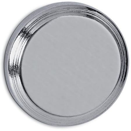 Maul -  neodymium schijfmagneet, 16 mm, trekkracht 5 kg, voor glas- en whitebord, zilver, blister van 1 stuk