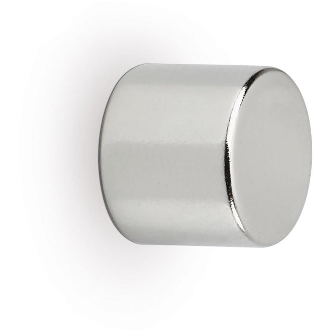 Maul - Neodym-Zylindermagnet, Fuß 10 x 10 x 10 mm, Zugkraft 4 kg, Silber, Blister à 10 Stück