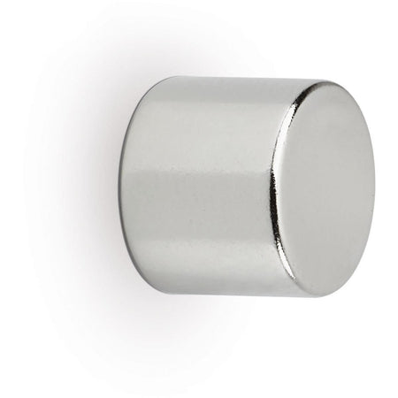 Maul - Neodym-Zylindermagnet, Fuß 10 x 10 x 10 mm, Zugkraft 4 kg, Silber, Blister à 10 Stück
