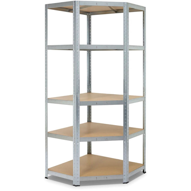 Avasco - A rack Strong Corner, ft 176 x 75 x 40 x 50 cm, 5 étagères, galvanisé