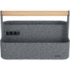 Leitz -  draagbare bureau organizer, met handvat, vilt, grijs