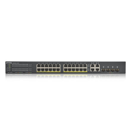 ZYXEL -   GS1920-24HPV2 Managed Gigabit Ethernet (10/100/1000) Power over Ethernet (PoE) Zwart