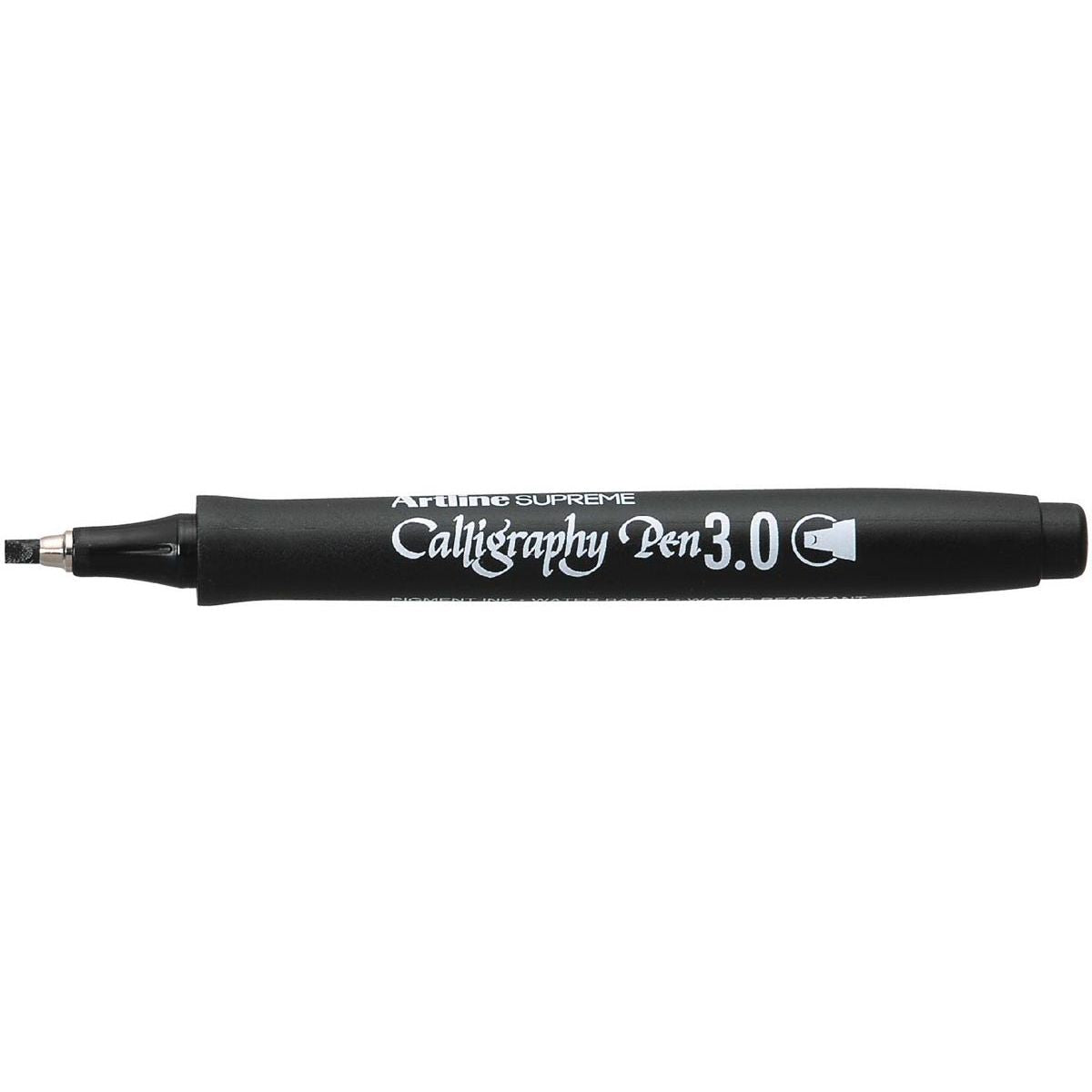 Artline - marqueur Supreme Calligraphy Pen, 3,0 mm, noir