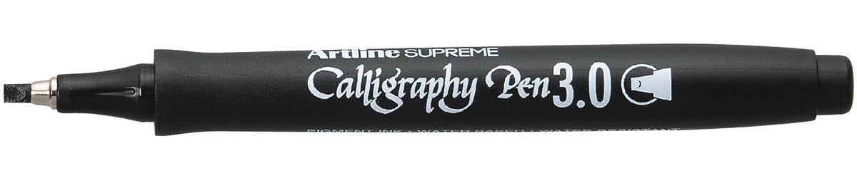 Artline - marqueur Supreme Calligraphy Pen, 3,0 mm, noir