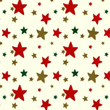 Klika - Papier cadeau Papier cadeau Noël s sur ivoire nervuré 30 cm