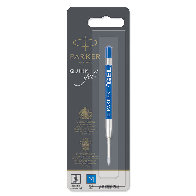 Parker -  Gelschrijvervulling  quink m blauw