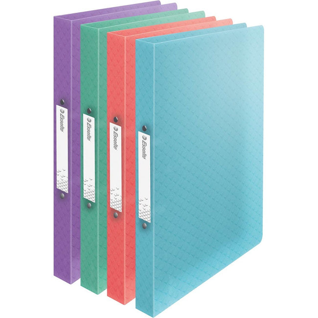Esselte -  Colour'Breeze ringmap, 2 ringen, PP, ft A4, met soepele kaft, assorti