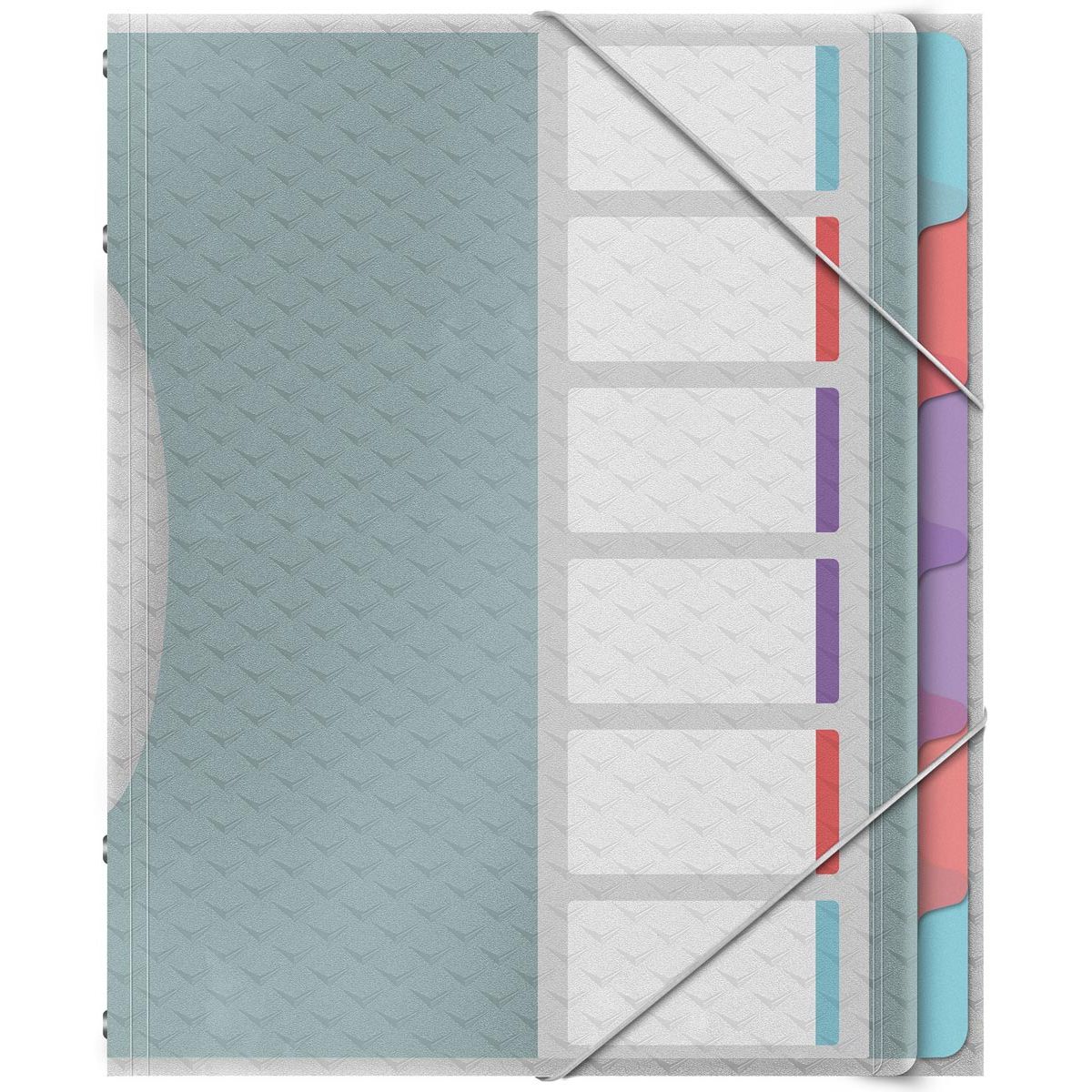 Esselte - Dossier de tri Colour'Breeze, PP, ft A4, 6 onglets, assortis