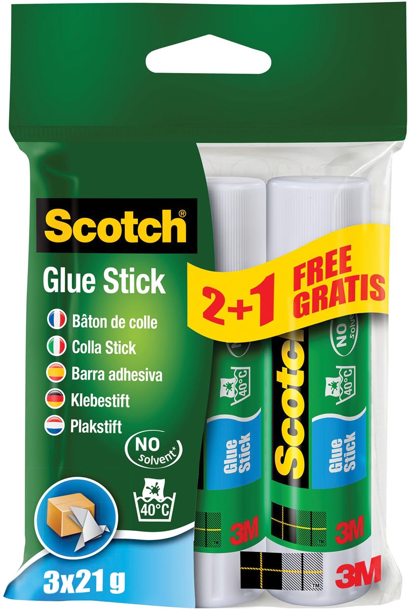 Scotch - Klebestift 21gr 2+1 gratis