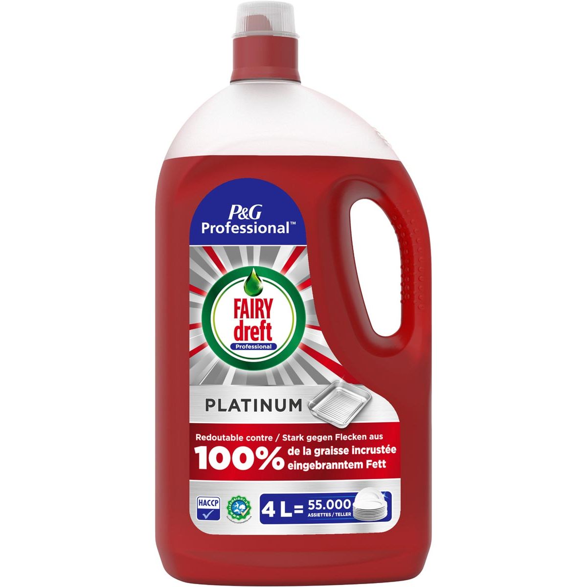 Dref - Iry Dreft Professional Washing Middel Platinum, bouteille de 4 L