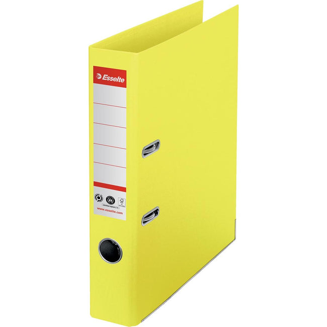 Esselte - n ° 1 Ordner Co² compensé A4, 5 cm, jaune