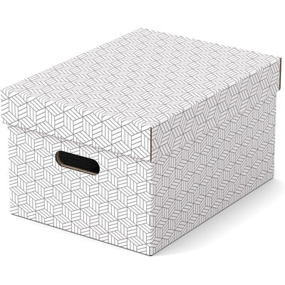 Esselte -  Home opbergdoos, ft 26,5 x 36,5 x 20,5 cm, wit, pak van 3 stuks
