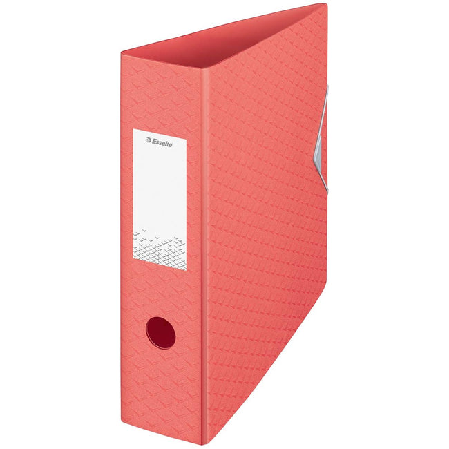 Esselte - Ordner Color'Breeze, Ft A4, de Polyfoam, arrière de 7,5 cm, corail