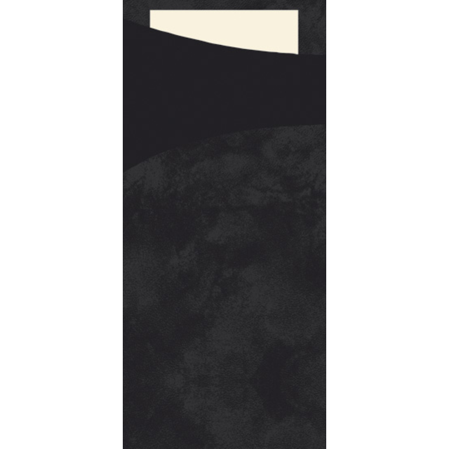 Duni -  Sacchetto | Papier | 8.5x20cm | zwart | 500 stuks