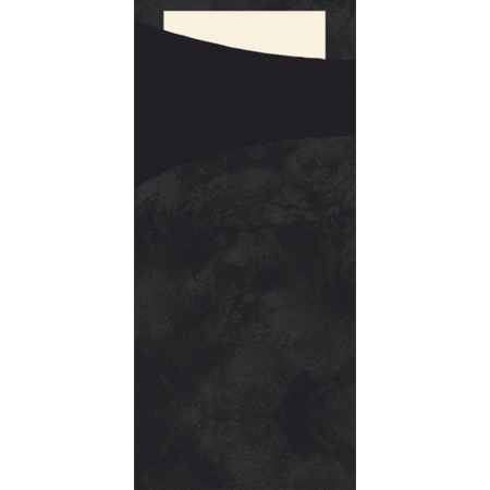 Duni -  Sacchetto | Papier | 8.5x20cm | zwart | 500 stuks