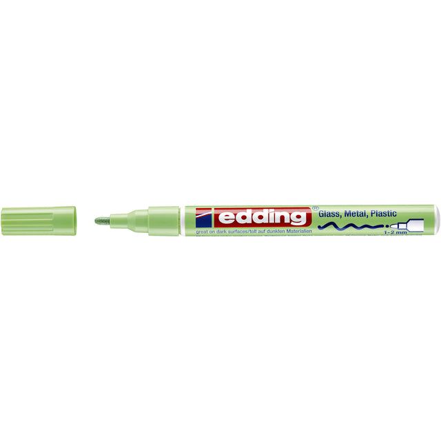 Edding - Viltstift edding 751 lak rond 1-2mm pastel groen