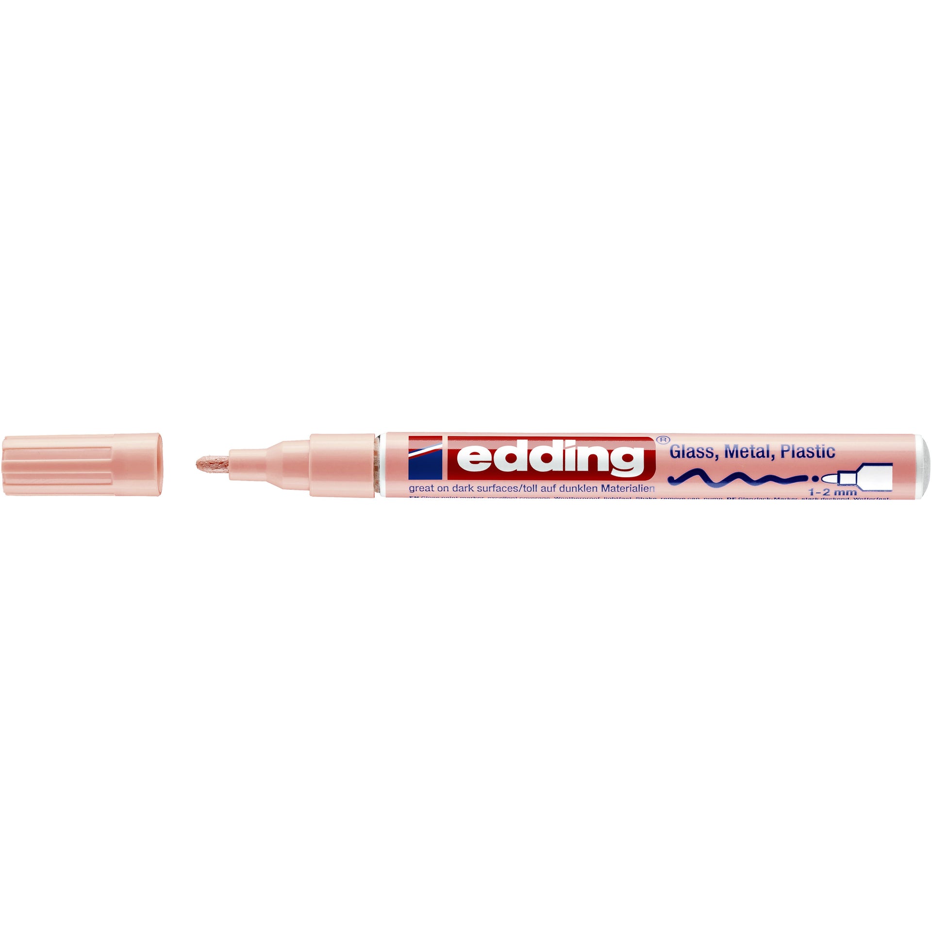 Edding -  Paintmarker  751 oliebasis 1-2mm pastel roze | 10 stuks