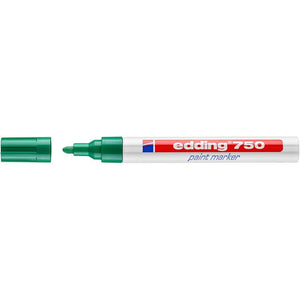 Edding -  Paintmarker  750 oliebasis 2-4mm groen | 10 stuks