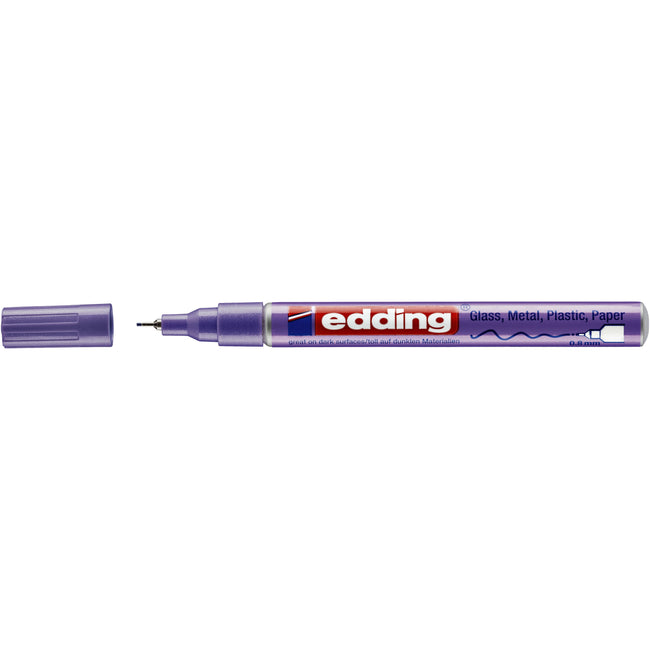 Edding - Feutre 780 marqueur peinture rond 0.8mm violet métallisé