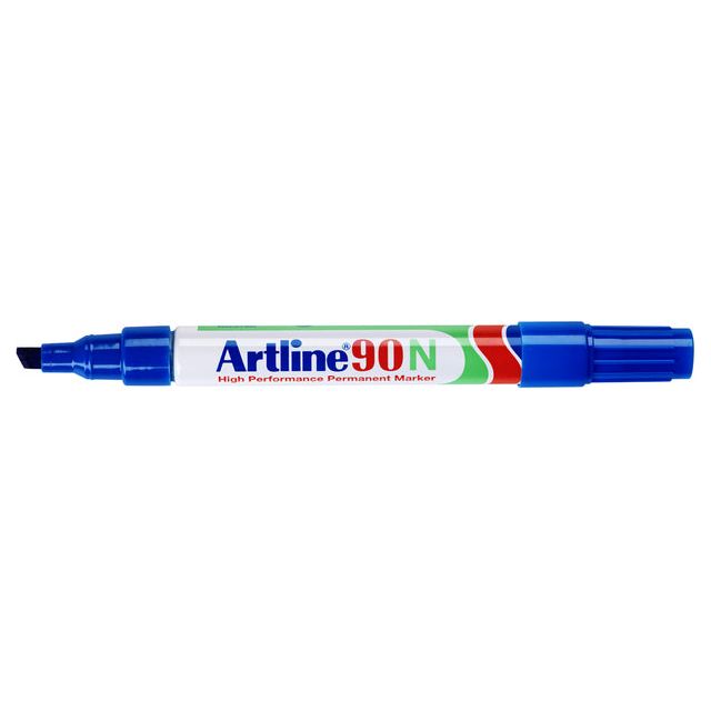 Artline - Felt -Tip Marker 90 incliné 2-5 mm bleu | 12 pièces