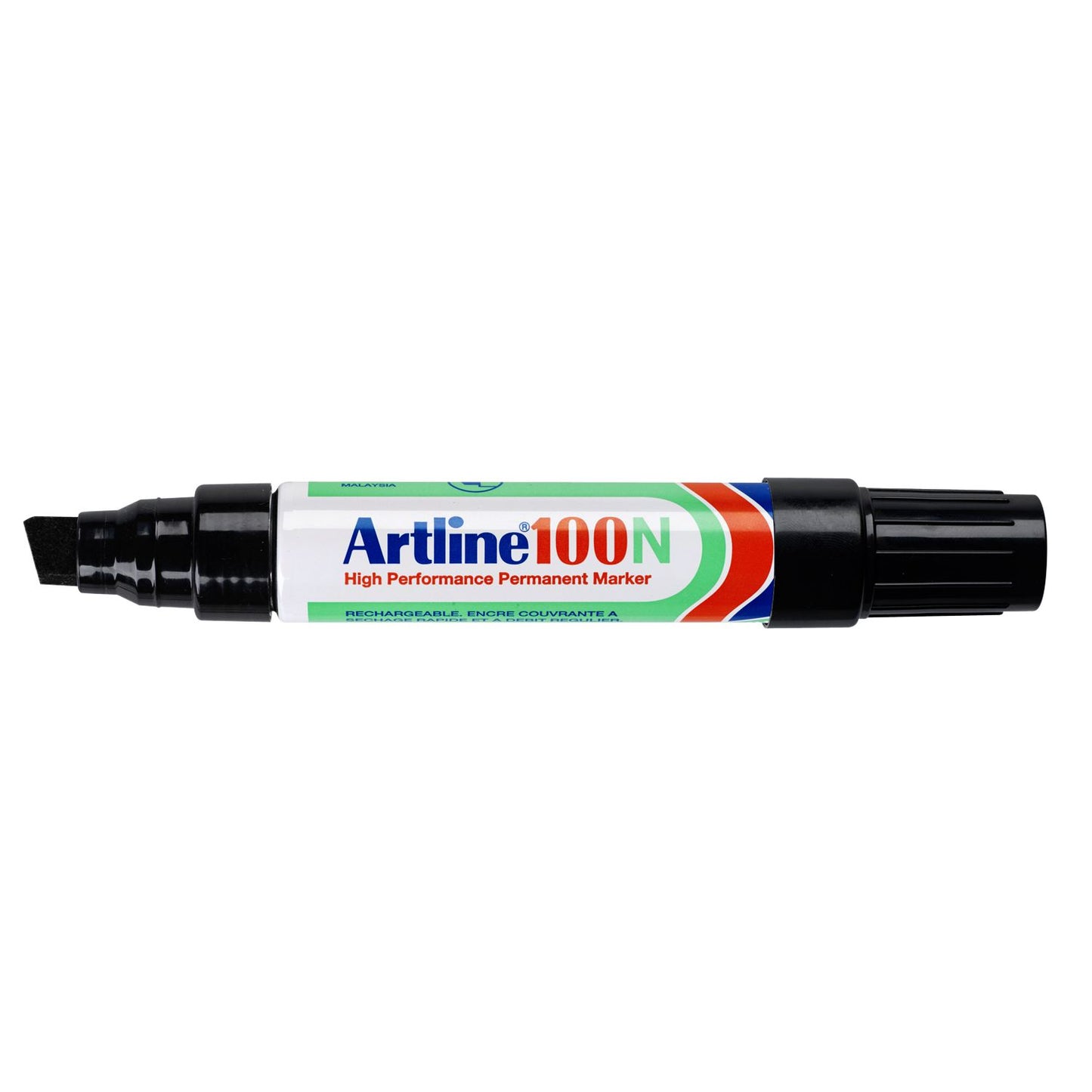 Artline -  Viltstift  100 schuin 7.5-12mm zwart