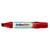 Artline -  Viltstift  100 schuin 7.5-12mm rood | 12 stuks