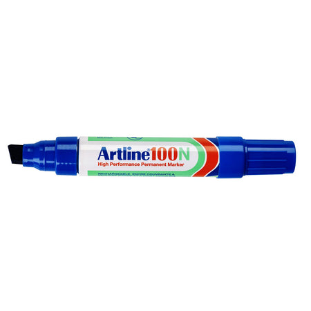 Artline -  Viltstift  100 schuin 7.5-12mm blauw | 12 stuks