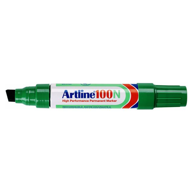 Artline - Felt -Tip Marker 100 slinting 7,5-12 mm vert | 12 pièces