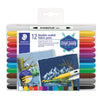 Staedtler -  Viltstift 3190 textiel duo ass