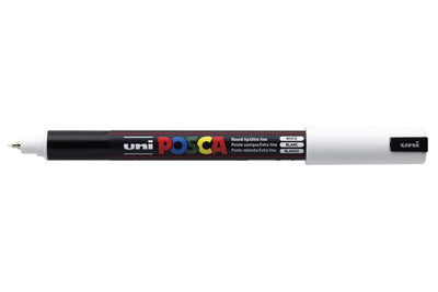 Posca - Marqueur Uni PC1MR extra fin blanc | 6 pièces