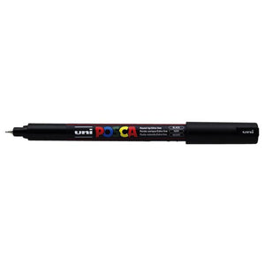 Posca - Marqueur Uni PC1MR extra fin noir | 6 pièces