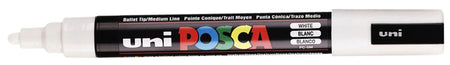 Posca - Marqueur Uni PC5M blanc moyen | 6 pièces