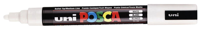 Posca - Marqueur Uni PC5M blanc moyen | 6 pièces