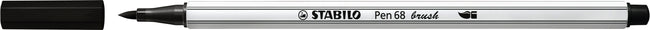 Stabilo - Stylo pinceau 568/46 noir | 10 pièces