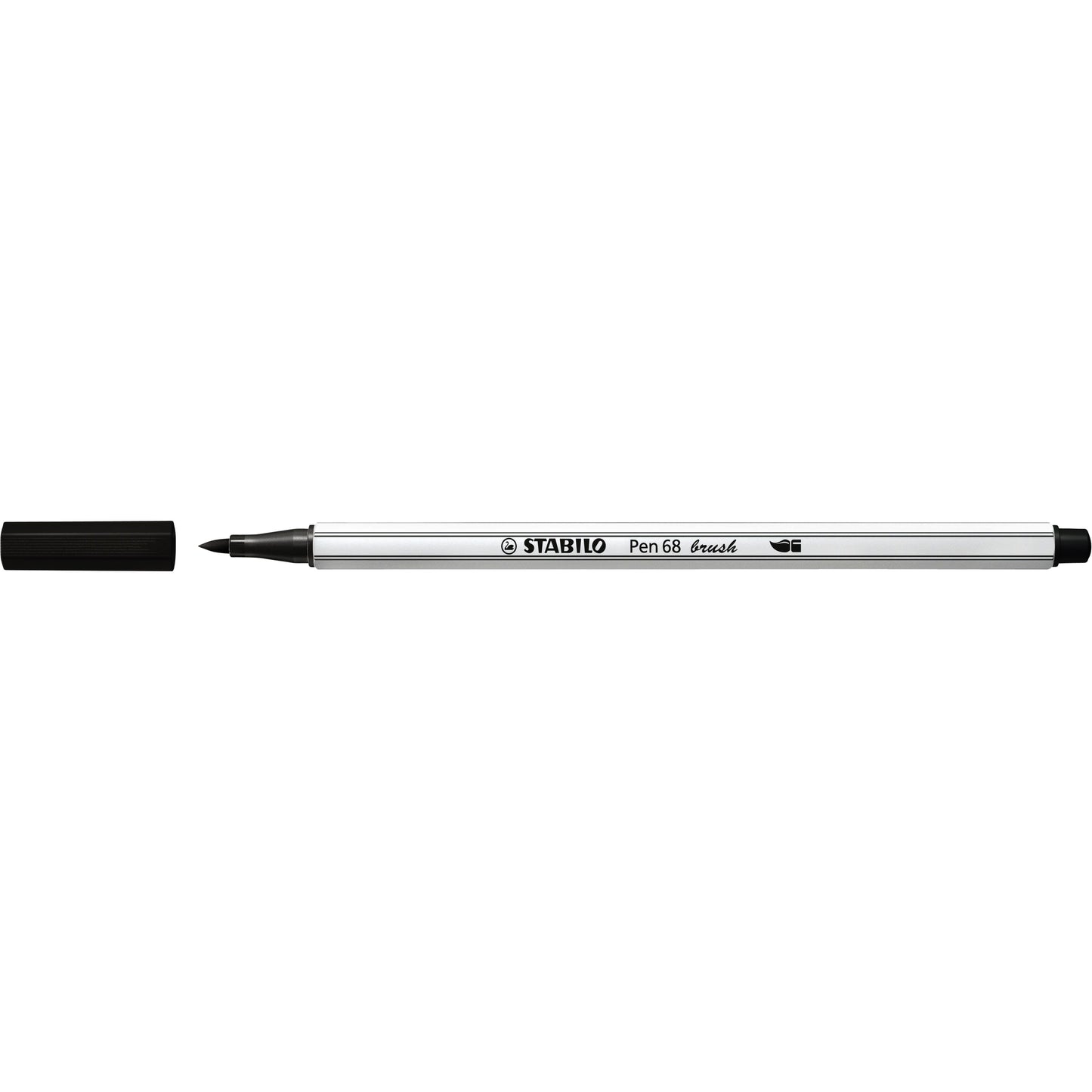Stabilo -  Brushstift Pen 568/46 zwart | 10 stuks