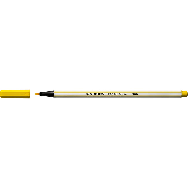 Stabilo - Stylo pinceau 568/44 jaune | 10 pièces