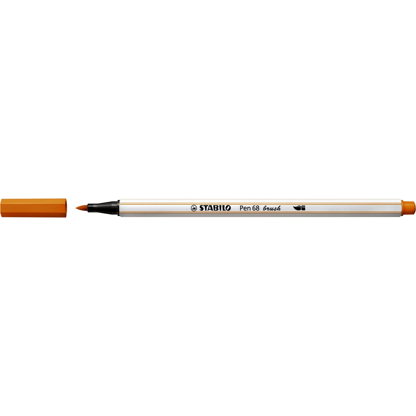 Stabilo -  Brushstift pen 68/54 oranje | 10 stuks