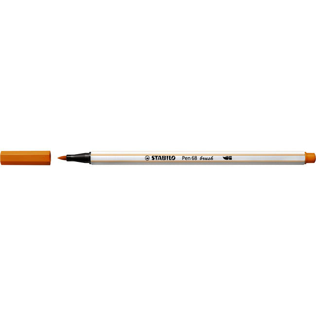 Stabilo - Stylo pinceau 568/54 orange | 10 pièces