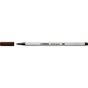 Stabilo - Pinselstift 568/45 braun | 10 Stück